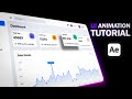 After Effects UI Animation Tutorial | Motion Graphics 