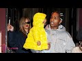 Rihanna and A$AP Rocky with Son RZA in NYC