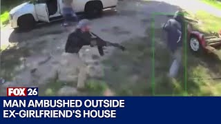 Houston shooting: Man seen shot on surveillance video in incident gone wrong