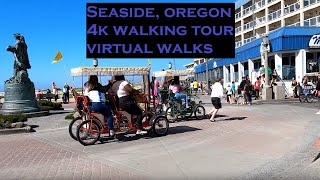 Seaside, Oregon | 4k Walking Tour | Pacific Coast