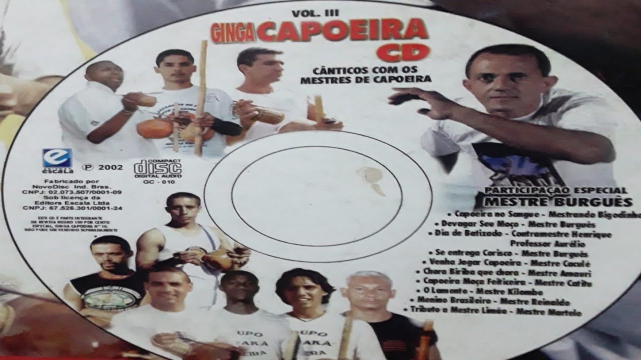 Cd Ginga Capoeira Vol 3 Youtube Music