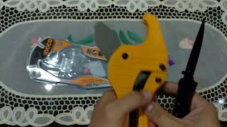 Unboxing and testing Ingco PVC Pipe Cutter