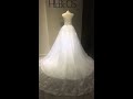 ball gown sleeveless tulle wedding dresses hebeos