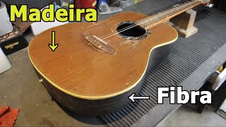 Restauração: Violão Giannini Fiber 80' - De Avô para Netos! - Brunelli Luthier