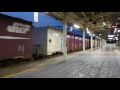 列車番号4094　ef510 19　羽越本線（村上駅）60p　「光量不足の為、動画ぶれです。