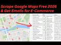 How to Scrape Google Maps Data to Sheets in 2026: E-Commerce