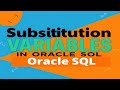 Substitution Variables In Oracle SQL | Emran Code Box