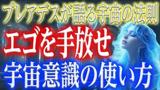 【プレアデス評議会が語る宇宙の法則】エゴを手放せば、すべてが好転する　宇宙意識の使い方