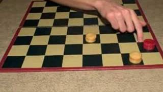 How to win in checkers (2 kings vs 1 king demonstration)