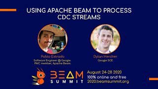 Using Apache Beam to process CDC Streams