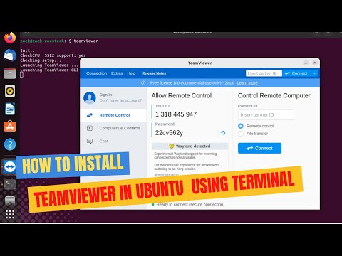 How to install TeamViewer on Ubuntu 22.04 using Terminal