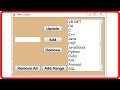 VB.NET ListBox - How To Add, Edit, Remove From Listbox Using Visual Basic .Net [ with source code ]