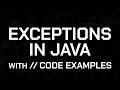 Exceptions in Java Explained | Try-Catch, Throw, Throws, and Finally with Examples