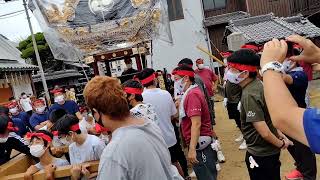 灘のけんか祭り　2022年　練子講習会　練上げ説明　妻鹿