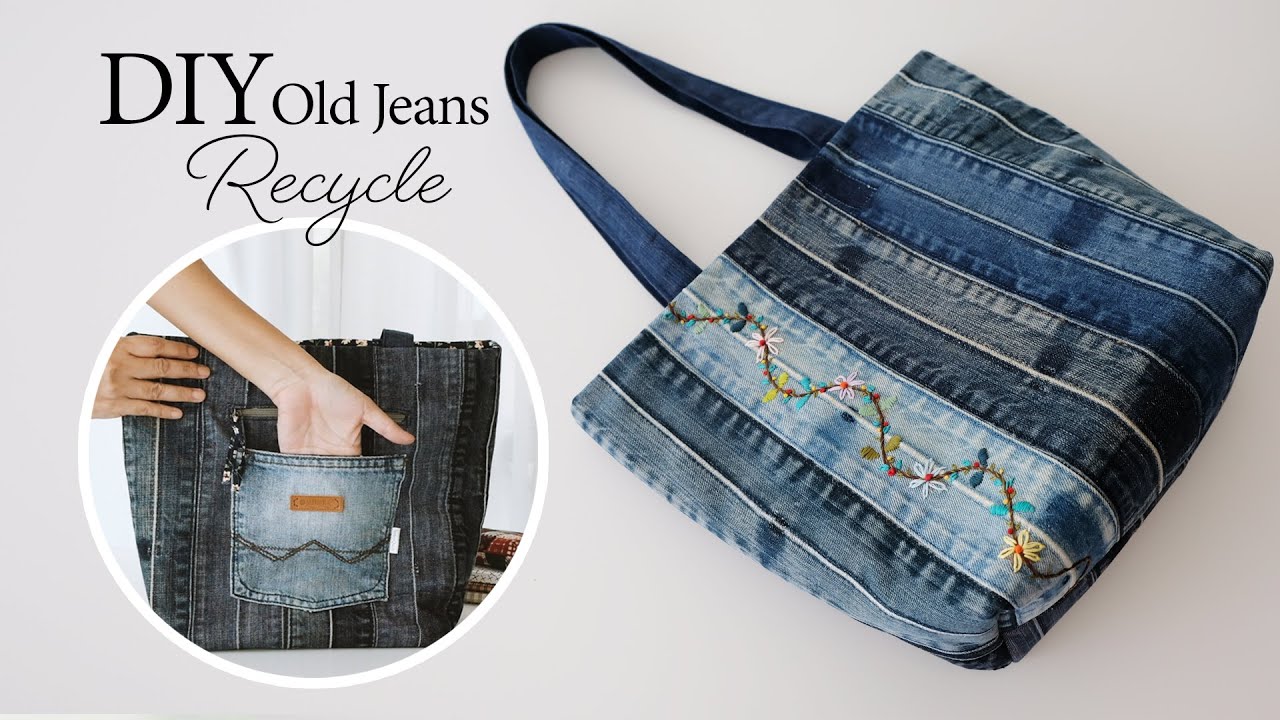 Diy Jeans Bag Tutorial