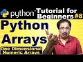 #8 Python Array Interview Questions | Arrays In Python Tutorial | Python Tutorial For Beginners 2022