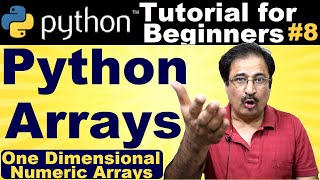 #8 Python Array Interview Questions | Arrays In Python Tutorial | Python Tutorial For Beginners 2022