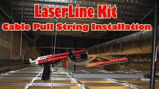 LaserLine Pull String Installation Tool Kit for cabling - Unboxing and Demo