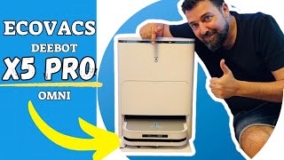 מהפיכה בתחום הניקיון החכם לבית! Ecovacs deebot X5 Pro OMNI Omni פשוט מדהים 🤩