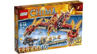 LEGO Chima 70146 Flying Phoenix Fire Temple Building Toy (Discontinued by