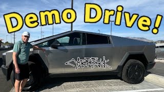 Tesla CyberTruck Demo Test Drive At The Tesla Delivery Center Is Now Available!