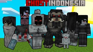 hoje nesse vídeo eu adicionei criaturas no Minecraft pe com a addon chamada ghost indonésia!!