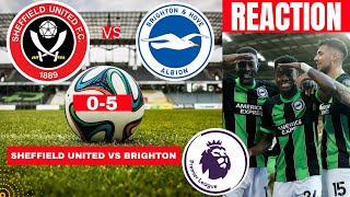 Sheffield United vs Brighton 0-5 Live Stream Premier League Football EPL Match Score Highlights FC