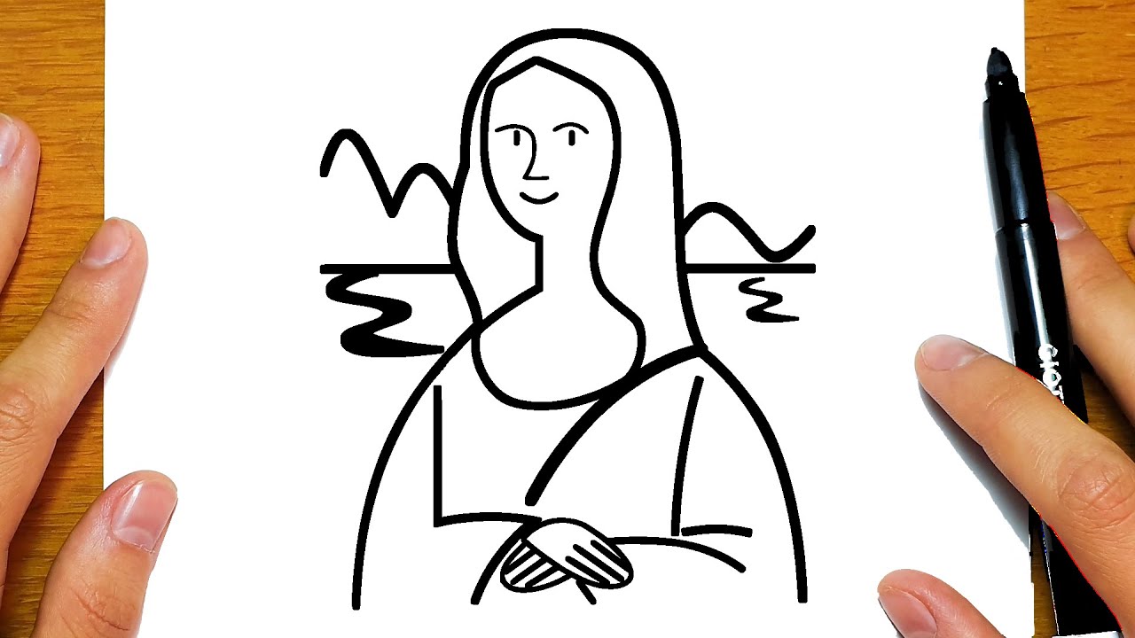 Cómo Dibujar La Monalisa Dibujos Para Dibujar Youtube