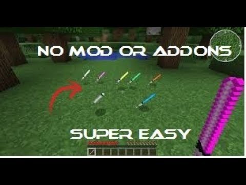how to make a lightsaber in minecraft no mods how to make a lightsaber in minecraft no mods