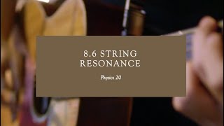 8.6 String Resonance