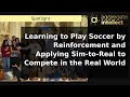 Learning to Play Soccer by Reinforcement Learning | AISC