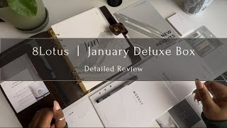 8Lotus January Deluxe Box | Detailed Review | The Planner Aisle