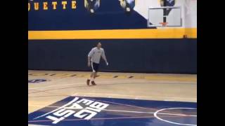 Anthony Davis Pulls a LeBron Throws Down Off the Wall Dunk During Practice