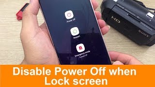 Disable Power Off when Lock screen on Android (Without root)