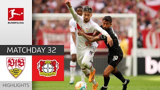 Two Penalties For a Draw | VfB Stuttgart - Leverkusen 1-1 | Highlights | MD 32 – Bundesliga 2022/23