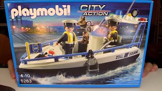 Playmobil 5263 - Lancha de Vigilancia de Policía - PLAYMOBIL CITY ACTION