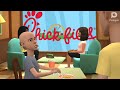 Classic Caillou skip school to go to Chick-fil-A/grounded