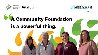 A Community Foundation is a powerful thing