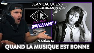 Jean-Jacques Goldman Reaction Quand la musique est bonne WOW! | Dereck Reacts