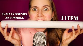 ASMR As Many Sounds As Possible with 1 Item