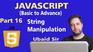 JavaScript Tutorial in Urdu for Beginners (Part 16) - String Manipulation in JavaScript