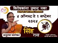 सिंह राशी : ऑगस्ट 2024 मासिक राशिफळ | Leo in Marathi | Simha Rashi in Marathi | Marathi Jyotish