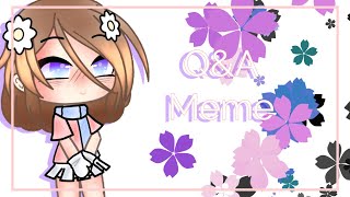 Q and A Meme -Shortened-