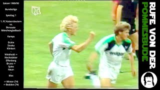 Kaiserslautern vs. Borussia Mönchengladbach - 1989/90 - Bundesliga Spieltag 1