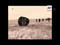 A Russian Soyuz space capsule returned to Earth from the International Space Station on Monday. Russ