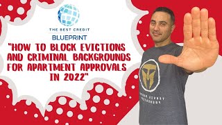 How to Block Evictions and Criminal Backgrounds for Apartment approvals in 2022 #creditassasins