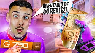 INVENTÁRIO COMPLETO COM 50 REAIS NO STANDOFF 2! (750 GOLDS) *com faca*