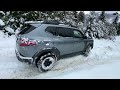 dacia duster 2024 snow off road vs mitsubishi pajero vs suzuki jimny