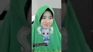 catheez pake hijab🤣 kelakuan random si tinju pake babi #shorts