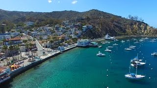 Avalon Santa Catalina California Aerial 4K